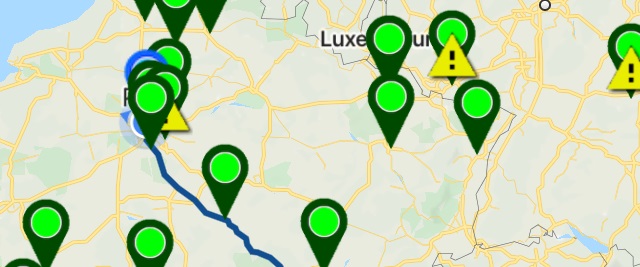 LNG refuelign station network