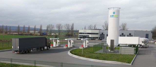 Axegaz T&T- public LNG refueling station